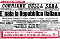 22 Dicembre 1947 : approvata la Costituzione Italiana - Patronato ENASC