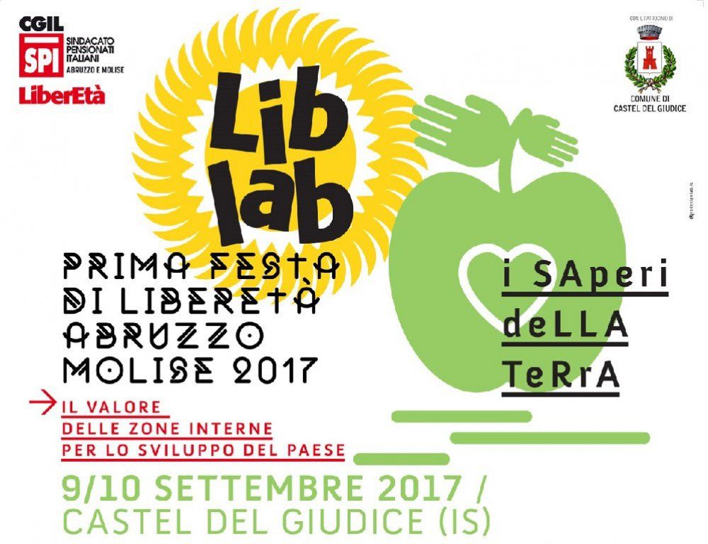 Castel del Giudice (IS) 9 e 10 settembre 2017 I Saperi della Terra terza ed ultima tappa Festa LiberEtà Abruzzo e Molise