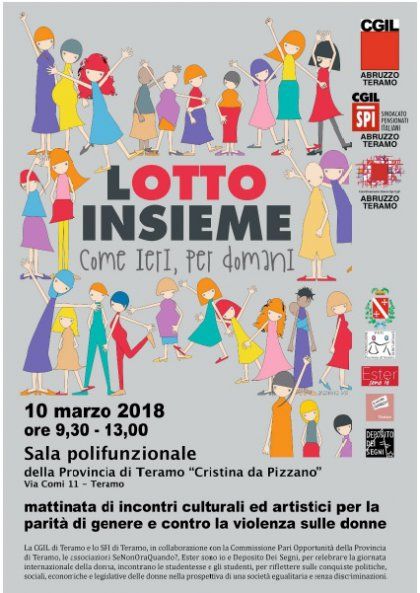 Teramo Lotto insieme: Mattinata di incontri culturali e artistici per la parità di genere