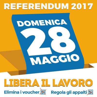 Referendum CGIL sul lavoro: si vota il 28 maggio