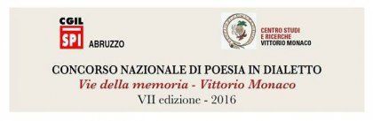 Concorso nazionale di poesia dialettale Vie della memoria - Vittorio monaco: settima edizione