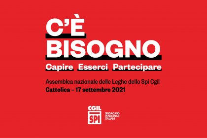 Il 17 settembre a Cattolica l’Assemblea nazionale delle Leghe Spi Cgil