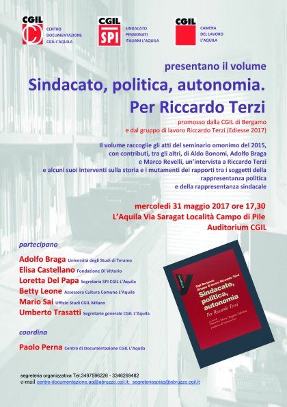 Sindacato, politica, autonomia. Per Riccardo Terzi