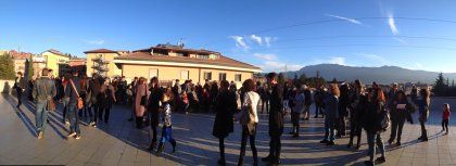 Momenti dell&#039;inaugurazione della Casa delle Donne a L&#039;Aquila