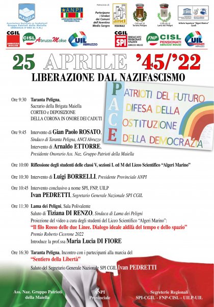 25 aprile &#039;45/&#039;22 Liberazione dal nazifascismo