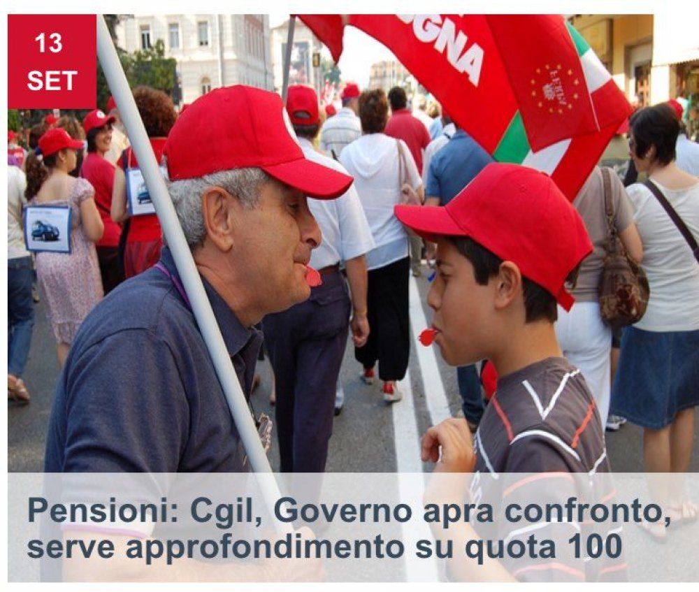 Pensioni, Cgil a Di Maio: aprire il confronto