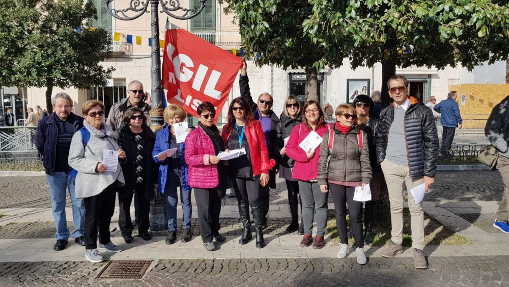 No al ddl Pillon in piazza anche a Campobasso