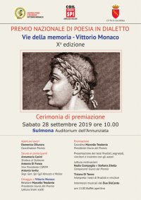 Cerimonia di premiazione &quot;Vie della memoria - Vittorio Monaco&quot; X edizione