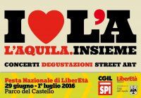 29 giugno - 1 luglio 2016 L&#039;Aquila Festa Nazionale di LiberEtà