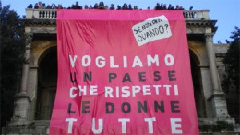 L&#039;Aquila 8 marzo 2012: le donne dello SPI partecipano a due importanti appuntamenti