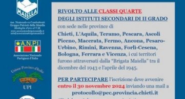 Concorso letterario "L'80° della Liberazione: il lungo cammino della Costituzione"